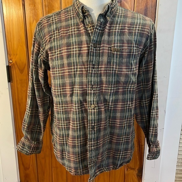 Woolrich Other - Woolrich REI Red Green Plaid Cotton Flannel  Button Down Shirt Large